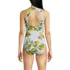 Women's Tugless High Neck Portrait Back One Piece Swimsuit, Back