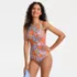 Women's Tugless High Neck Portrait Back One Piece Swimsuit, alternative image