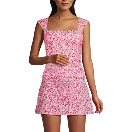 Women's Square Neck Underwire Tankini Top - image 5