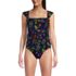 Women's Petite Square Neck Underwire Tankini Top, Front