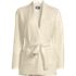 Women's Plus Size Fine Gauge Milano Belted Long Line Cardigan Sweater, Front