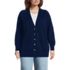 Women's Plus Size Drifter Varsity Vneck Relaxed Cardigan Sweater, Front