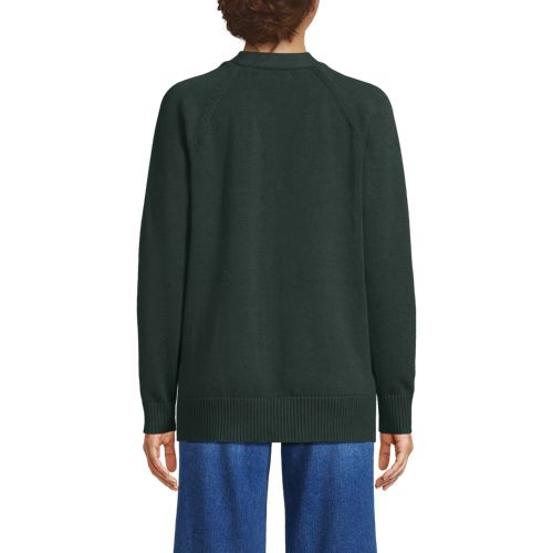Women's Drifter Varsity Vneck Relaxed Cardigan Sweater, Back