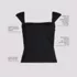 Women's Plus Size Square Neck Underwire Tankini Top, alternative image