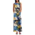 Women's Cotton Modal Sleeveless Tie Waist Maxi Dress, Front