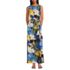 Women's Cotton Modal Sleeveless Tie Waist Maxi Dress, Front