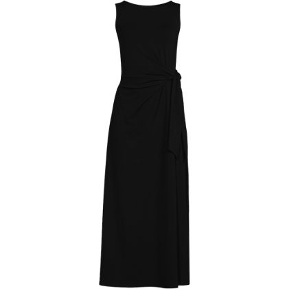 Women's Cotton Modal Sleeveless Tie Waist Maxi Dress - primary