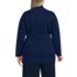 Women's Plus Size Fine Gauge Milano Belted Long Line Cardigan Sweater, Back