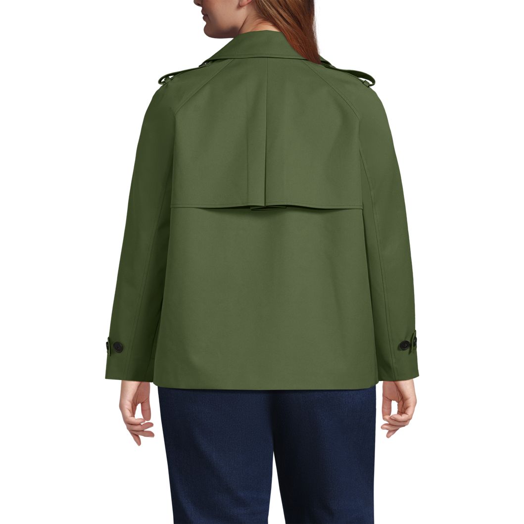 Women's Cropped Trench Coat