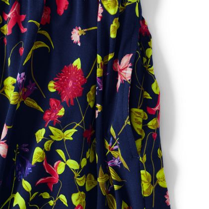 Women's Plus Size Cotton Modal Embellished Trim Maxi Dress - image 4