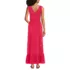 Women's Cotton Modal Embellished Trim Maxi Dress, Back