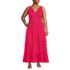 Women's Plus Size Cotton Modal Embellished Trim Maxi Dress, Front