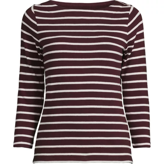 Women's Mariner Jersey Boatneck Top - primary