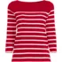 Women's Petite Mariner Jersey Boatneck Top, Front