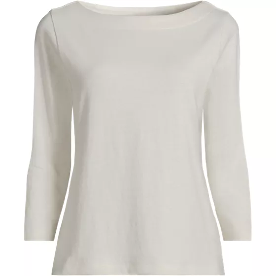 Women's Tall Mariner Jersey Boatneck Top - primary