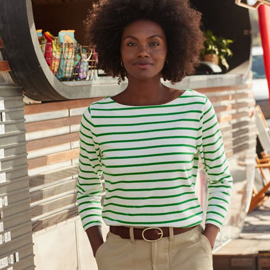 Womens Boatneck Tops & Tees | Lands' End