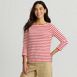 Women's Mariner Jersey Boatneck Top, Front