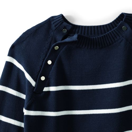 Women's Drifter Raglan Button Bib Crew Neck Sweater - image 4
