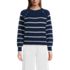 Women's Drifter Raglan Button Bib Crew Neck Sweater, Front