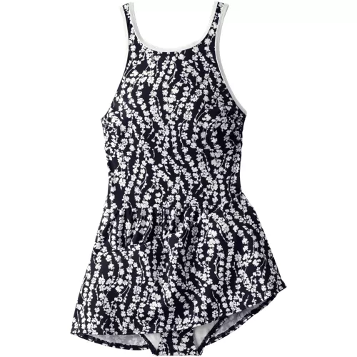 Women's Tugless High Neck Swim Dress Swimsuit, alternative image