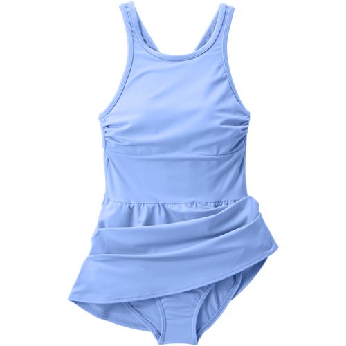 Women's Tugless High Neck Swim Dress Swimsuit - image 4