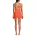 Women's Tugless High Neck Swim Dress Swimsuit, Back