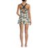 Women's Tugless High Neck Swim Dress Swimsuit, Back
