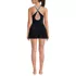 Women's Tugless High Neck Swim Dress Swimsuit, Back
