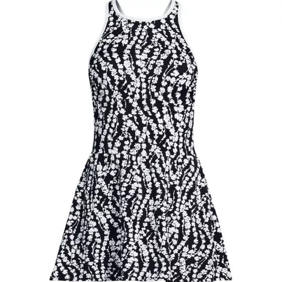 Women's Tugless High Neck Swim Dress Swimsuit - primary