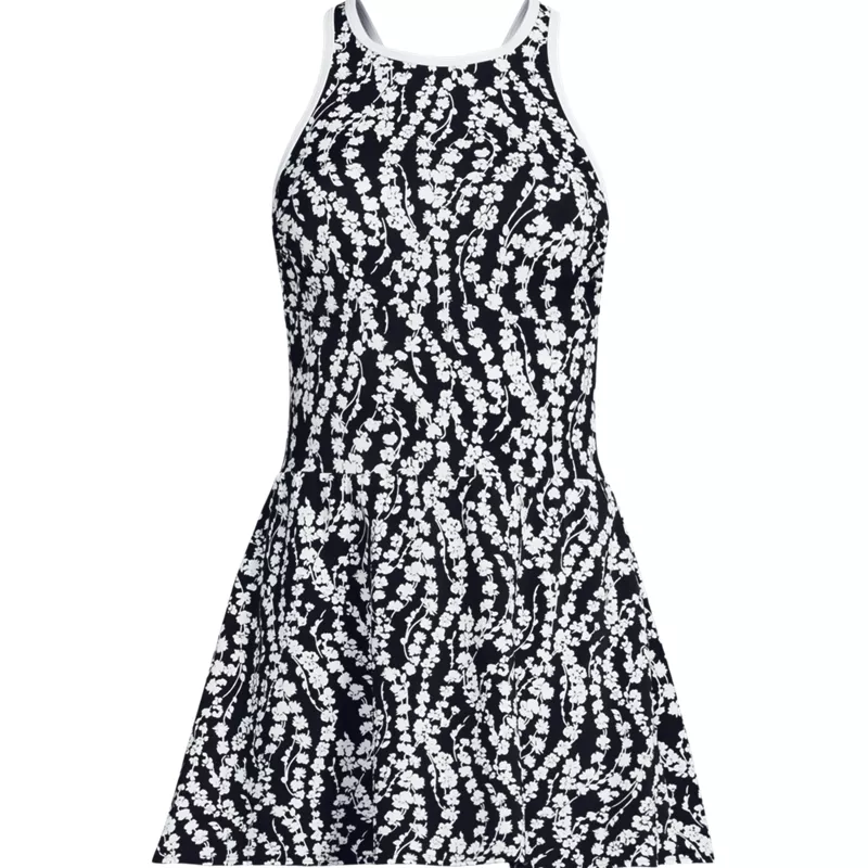 Women's Tugless High Neck Swim Dress Swimsuit, Front