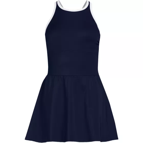 Women's Plus Size Tugless High Neck Swim Dress Swimsuit - primary