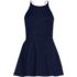 Women's Tugless High Neck Swim Dress Swimsuit, Front