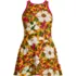 Women's Plus Size Tugless High Neck Swim Dress Swimsuit, Front