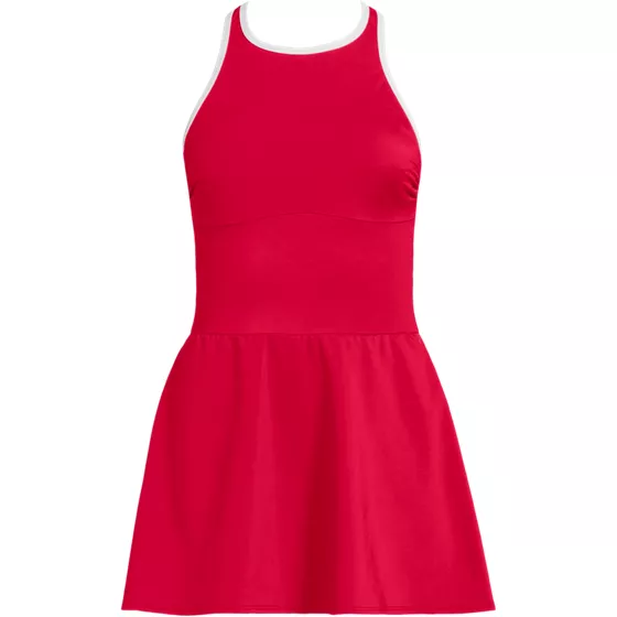Women's Tugless High Neck Swim Dress Swimsuit - primary