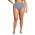 Women's Plus Size Pinchless High Waisted Bikini Bottoms, Front