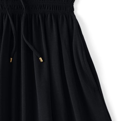 Women's Plus Size Cotton Modal Smocked Waist Dress - image 3