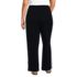 Women's Plus Size Sport Knit High Rise Relaxed Straight Leg Side Stripe Pants, Back