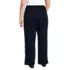 Women's Plus Size Sport Knit High Rise Relaxed Straight Leg Side Stripe Pants, Back