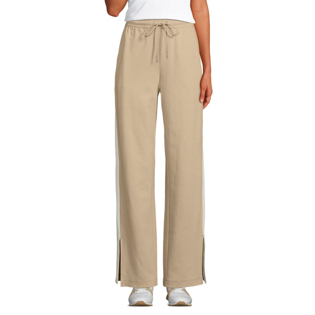 Women's Sport Knit High Rise Relaxed Straight Leg Side