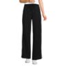 Women's Knit High Rise Relaxed Straight Leg Side Stripe Pants