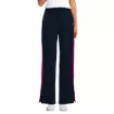 Women's Knit High Rise Relaxed Straight Leg Side Stripe Pants