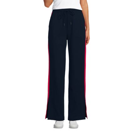 Women's Sport Knit High Rise Relaxed Straight Leg Side Stripe Pants - image 2