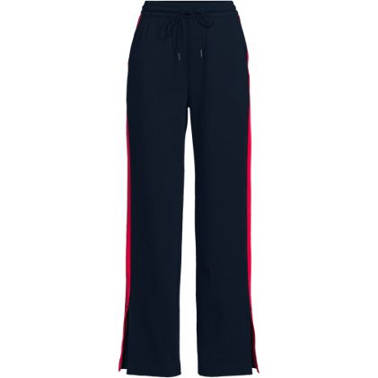 Women's Sport Knit High Rise Relaxed Straight Leg Side Stripe Pants - image 1