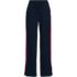 Women's Sport Knit High Rise Relaxed Straight Leg Side Stripe Pants, Front