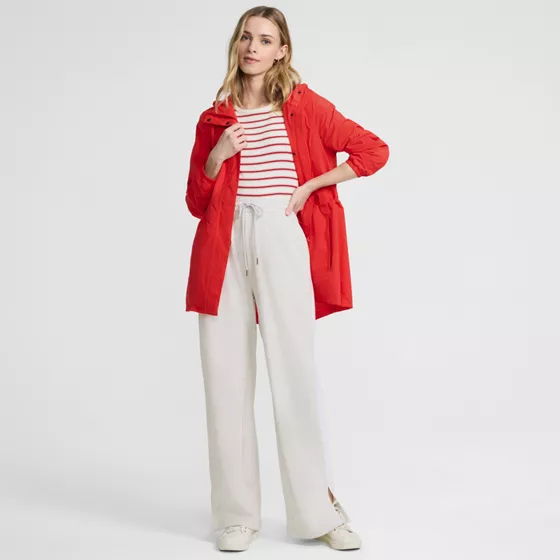 Women's Sport Knit High Rise Relaxed Straight Leg Side Stripe Pants - primary
