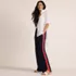 Women's Sport Knit High Rise Relaxed Straight Leg Side Stripe Pants, alternative image
