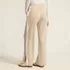 Women's Sport Knit High Rise Relaxed Straight Leg Side Stripe Pants, Back