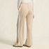 Women's Sport Knit High Rise Relaxed Straight Leg Side Stripe Pants, Back