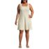 Women's Plus Size Square Neck Above Knee Sweater Dress, Front