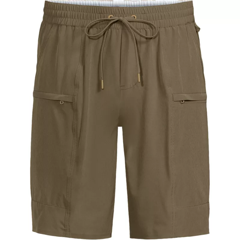 Men's 9 Inch Packable Cargo Swim Shorts, Front